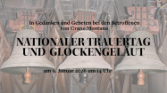 Nationaler Trauertrag und Glockengeläut