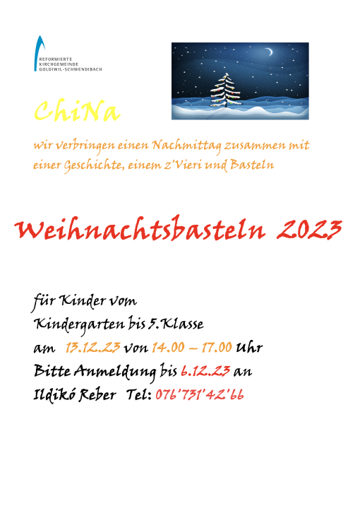 ChinderNachmittag Dez 23