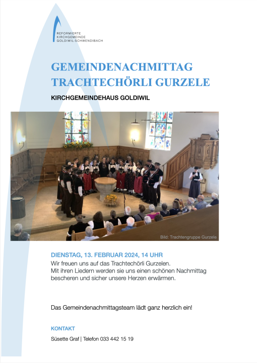 Flyer Gemeindenachmittag Februar