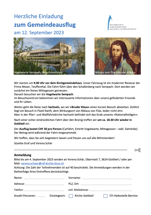 Gemeindeausflug