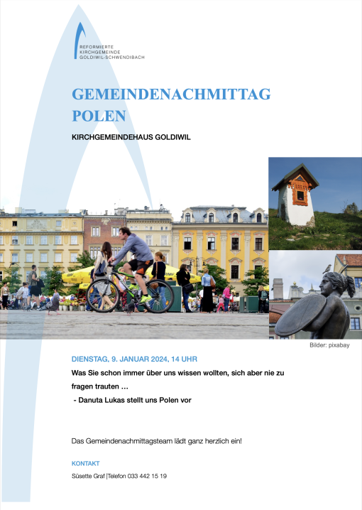 Flyer Gemeindenachmittag Januar