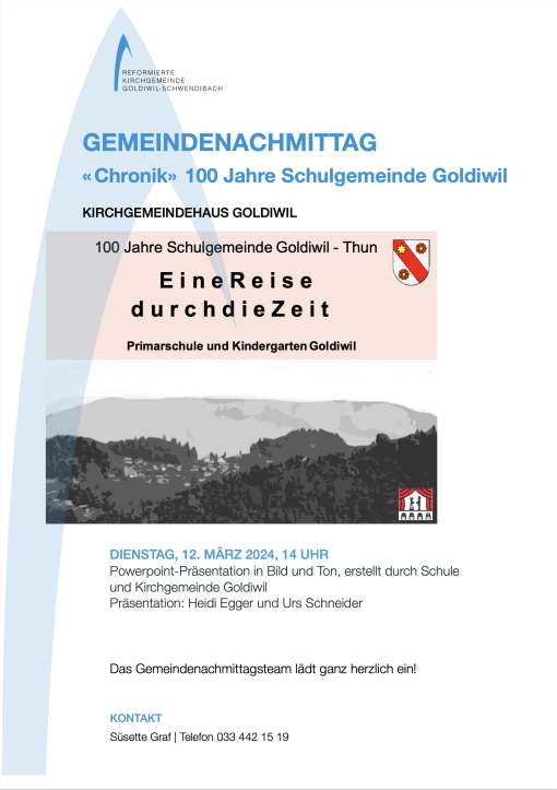 Gemeindenachmittag März