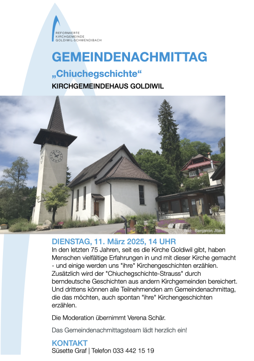 Flyer Gemeindenachmittag